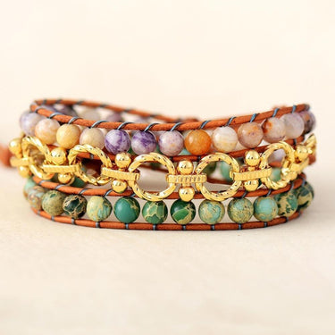 Empathy Together Amethyst Wrap Bracelets-Your Soul Place